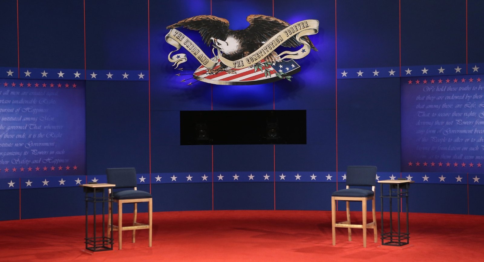 Presidential debate stage